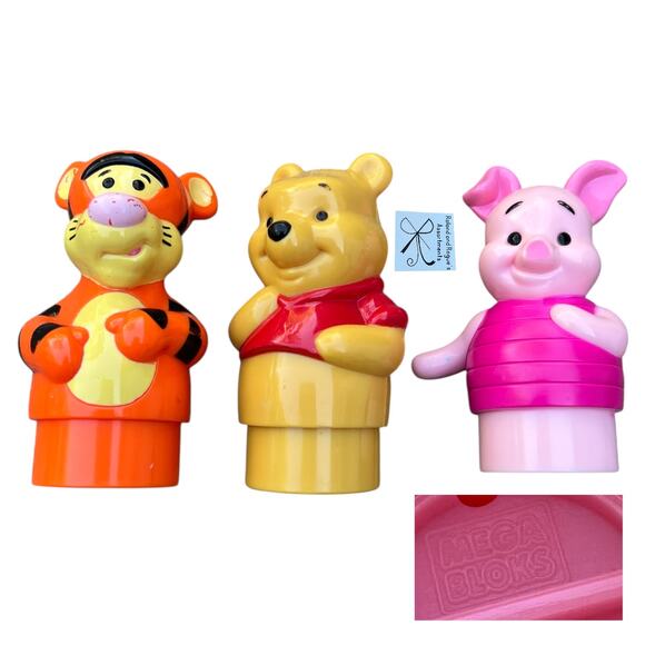 Disney Winnie the Pooh and Friends Mega Bloks 3-CT Figures - Picture 1 of 4